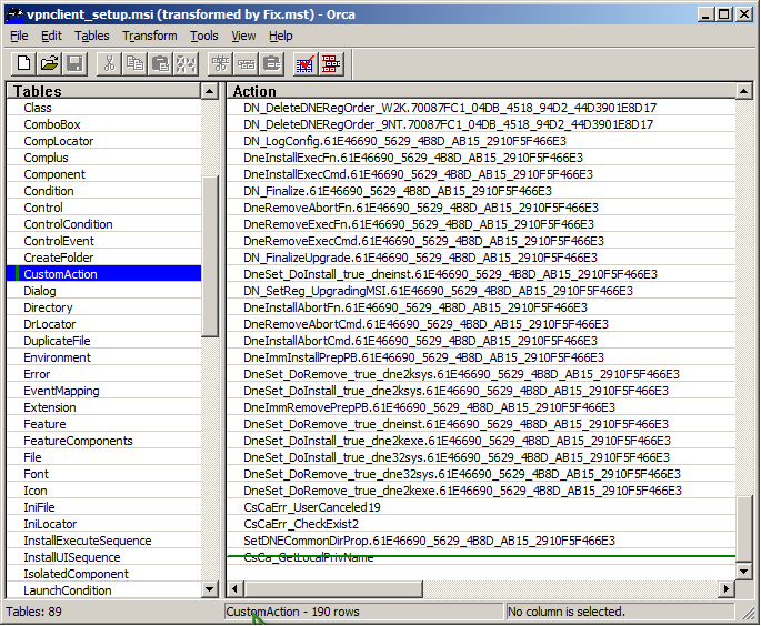 Cisco VPN Client 5.0.07.0410: Error 1720. There is a problem with this ...