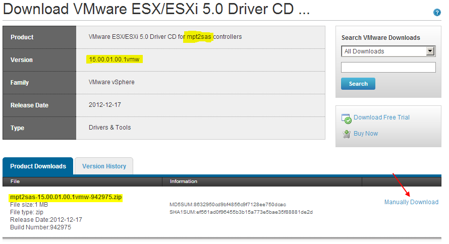 How_to_update_mpt2sas_driver_on_ESXi_5_9